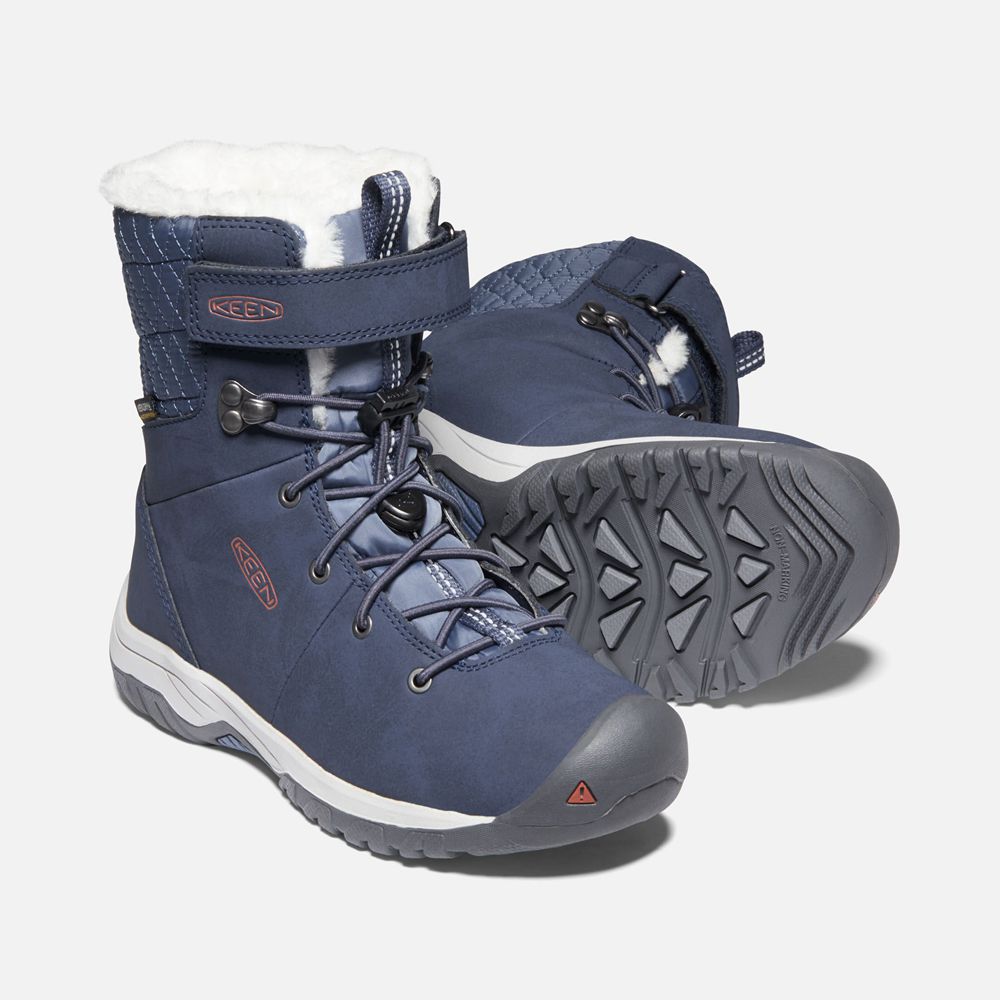 Keen Vinterkängor Barn Blå - Hoodoo Iii Waterproof - 927054MRE